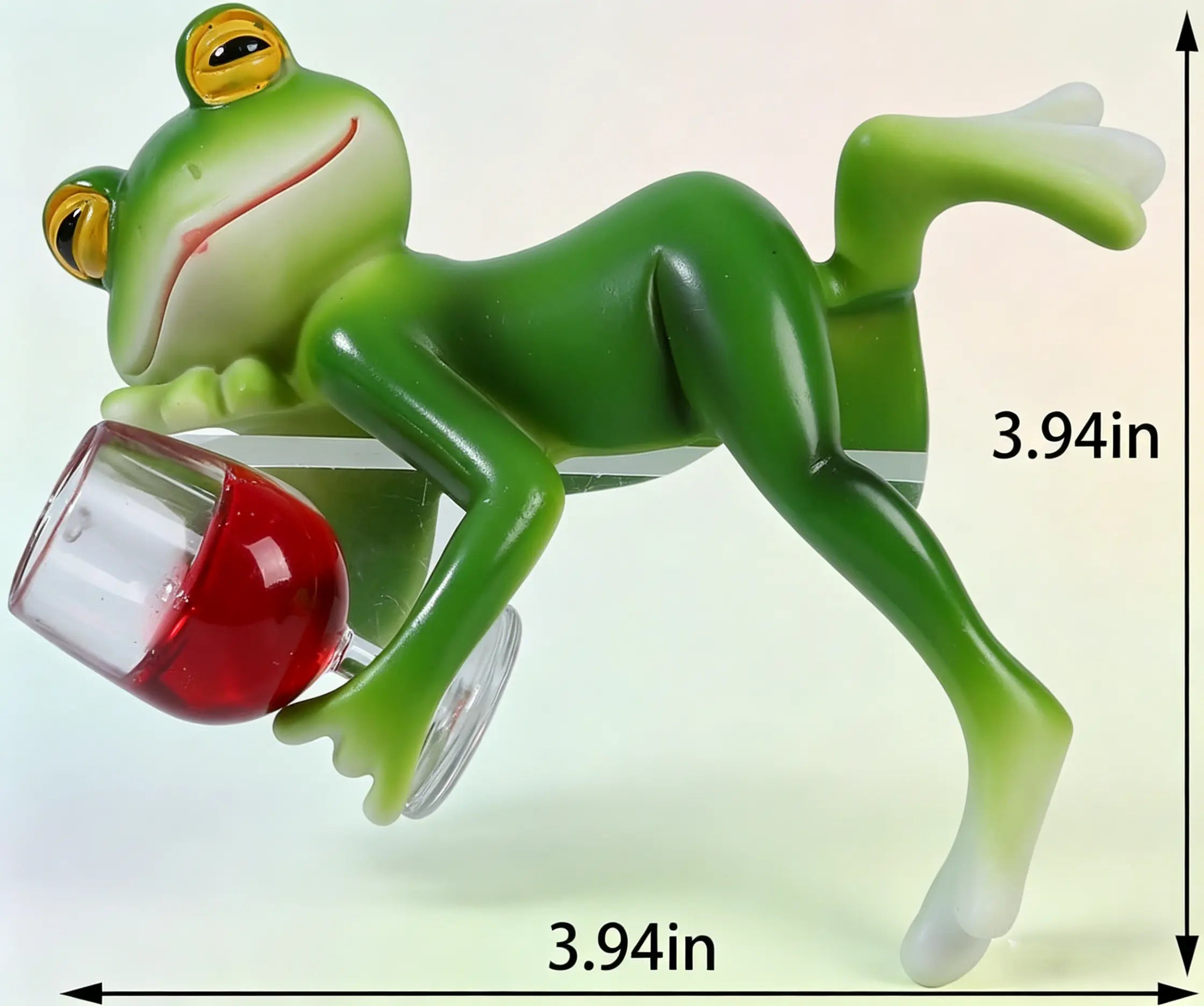 Funny Frog Garden Lawn Ornament 